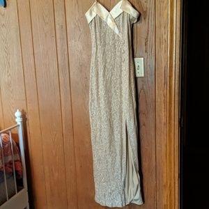 Glamorous Vintage-Inspired Evening Gown